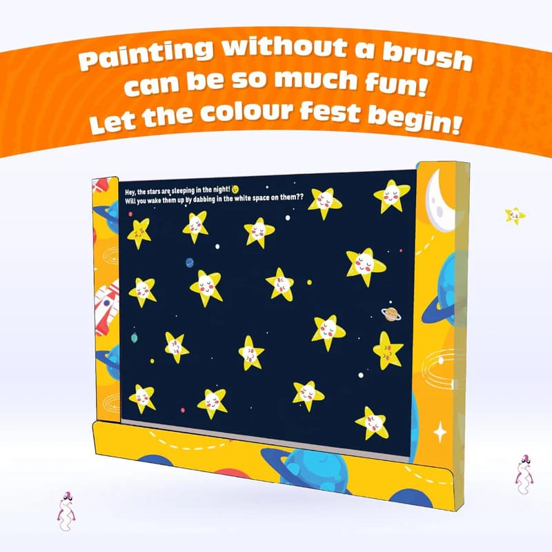 Funskool FINGER PAINTING GLOW IN DARK SPACE - image 4
