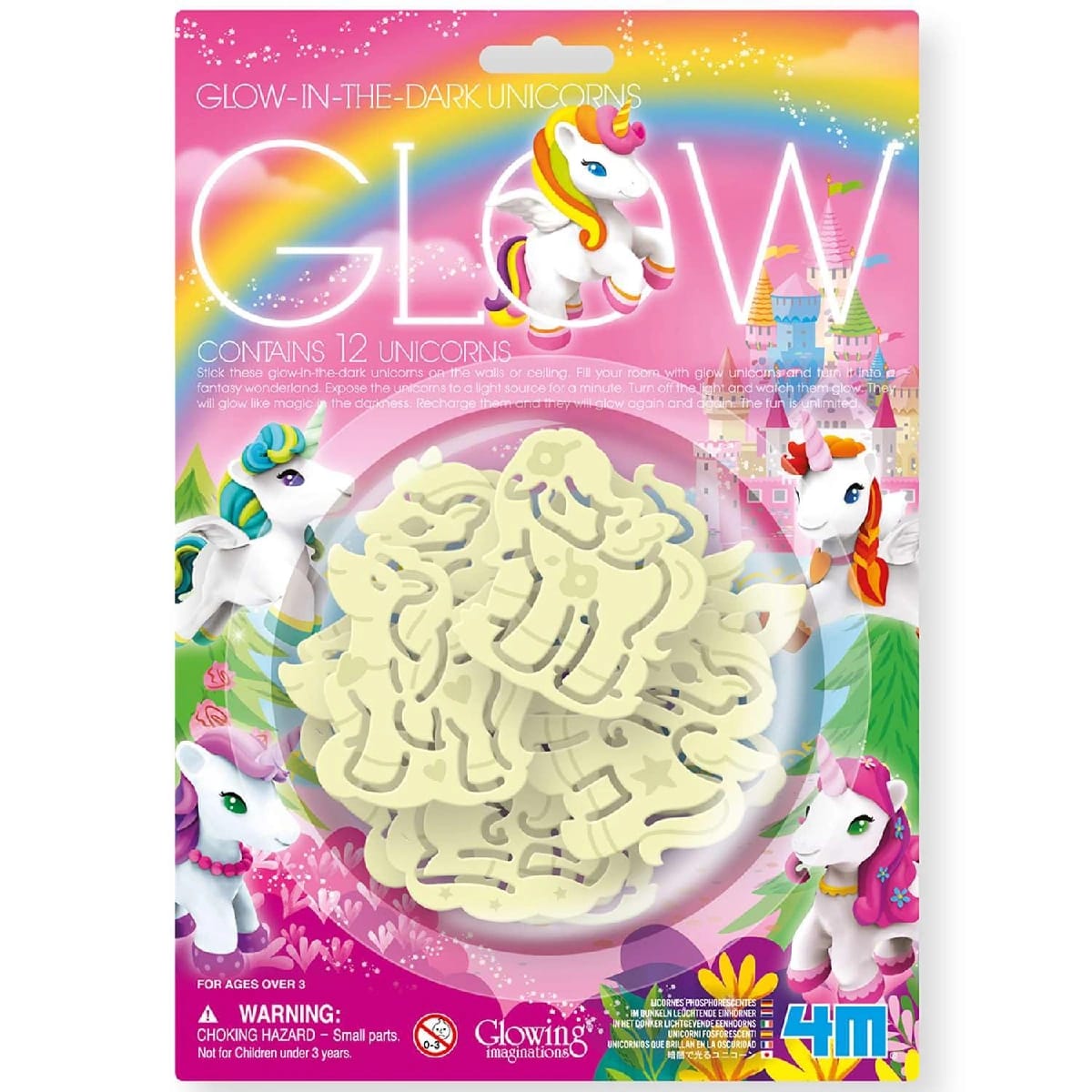 4M Glow-In-The-Dark Unicorns 00-05939 - image 1
