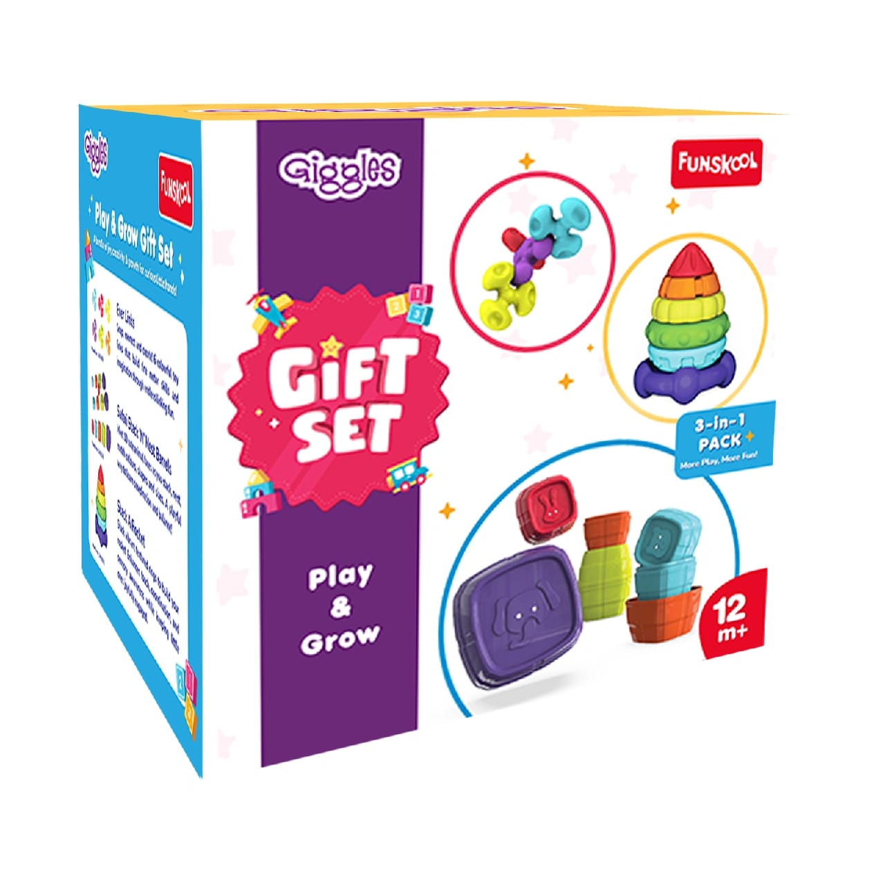 Funskool GIGGLES PLAY AND GROW GIFT SET