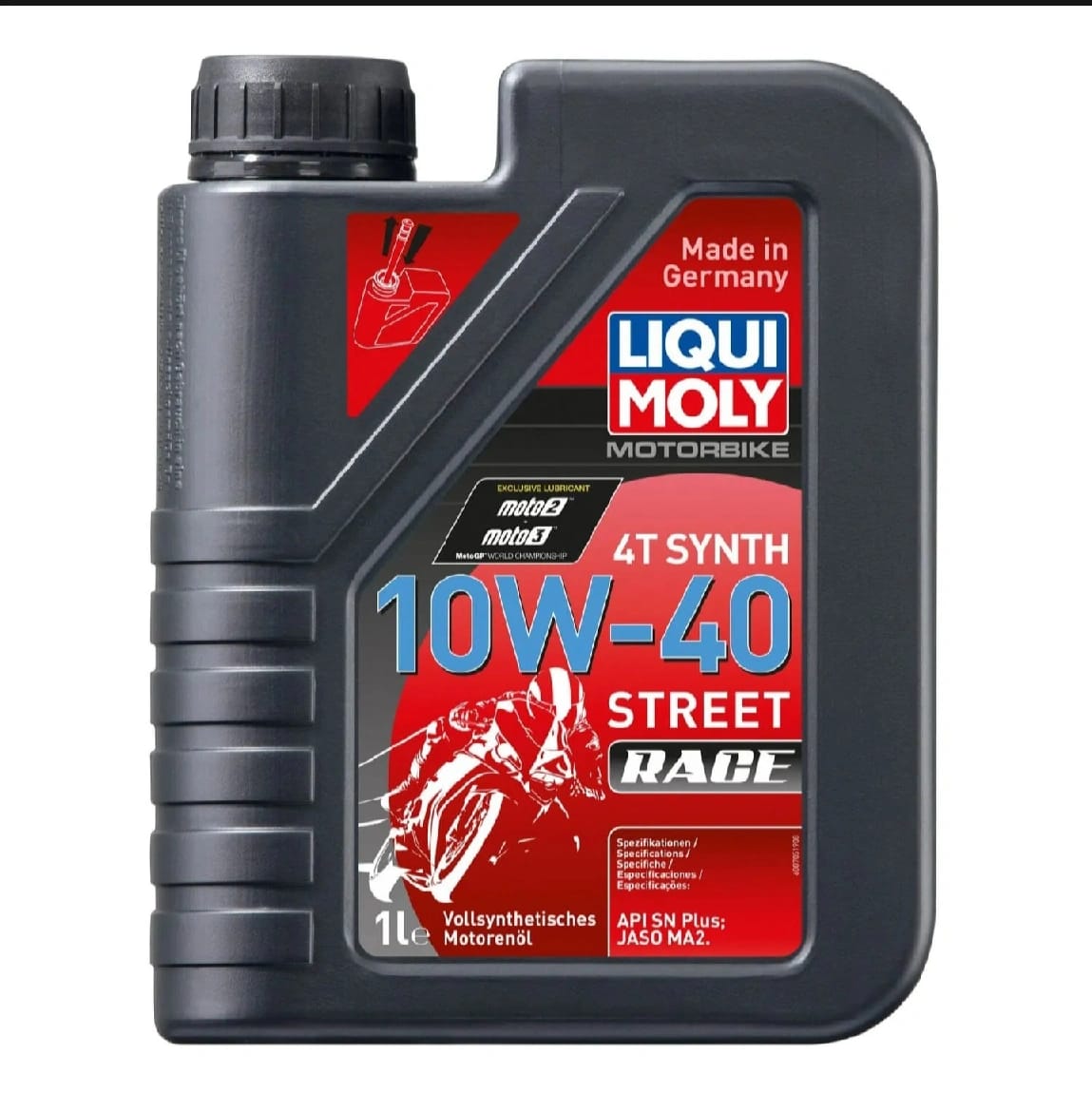 Liqui Moly 20753 Motorbike 4T Synth 10W-40 Street Race 1L