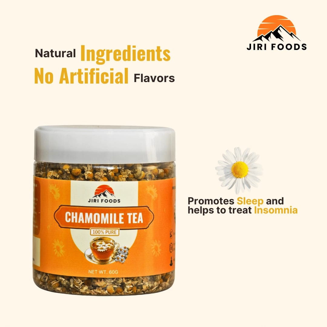 Jiri Foods Chamomile Tea 100% Pure 60g - image 2