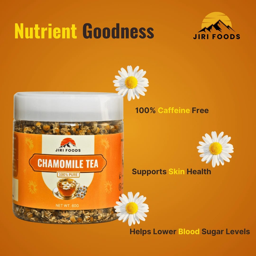 Jiri Foods Chamomile Tea 100% Pure 60g - image 3
