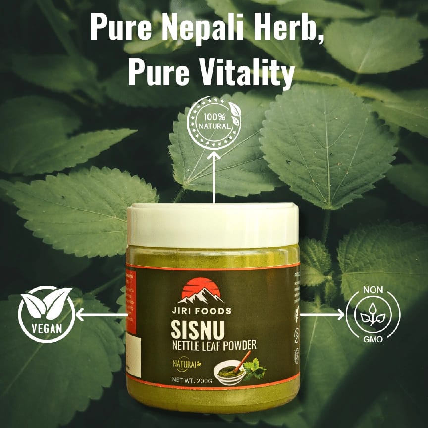 Jiri Foods Sisnu Powder (Stinging Nettle Leaf) 200g - image 3