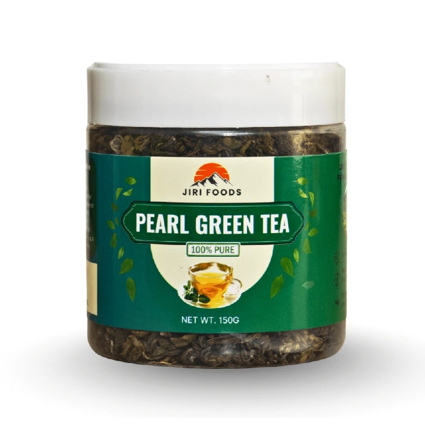Jiri Foods Pearl Green Tea 100% Natural - image 1