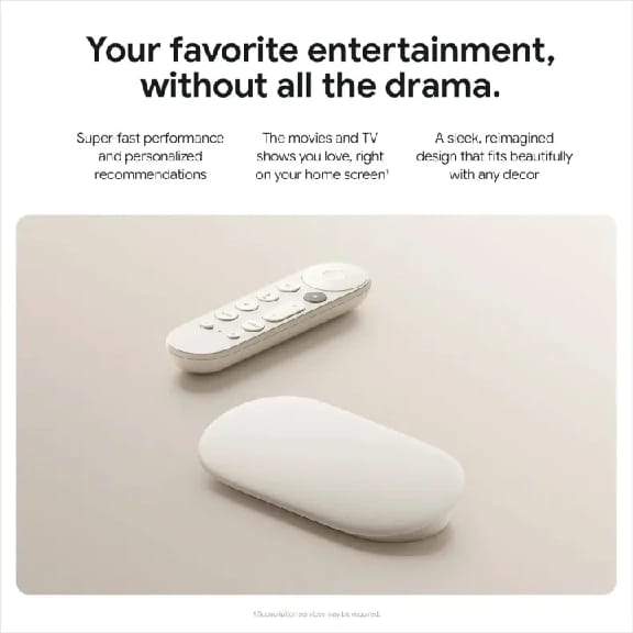 Google TV Streamer (4K) – Fast Streaming Entertainment With Voice Search Remote – In 4K HDR – Smart Home Control – 32 GB Storage - image 2