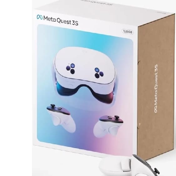 Meta Quest 3S 128GB Mixed Virtual Reality Headset - All-In-One, Unreal Experiences - image 1