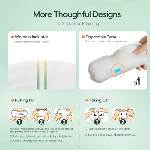 Aiwibi Baby Diaper L-40 - image 2