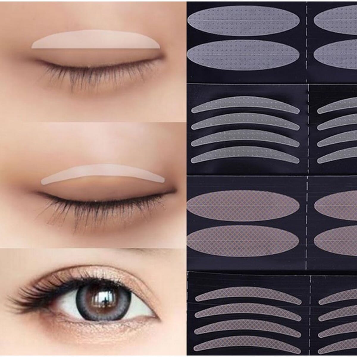 VaryGood 72 Pcs Invisible Crescent Shape Eyelid Tape - image 4