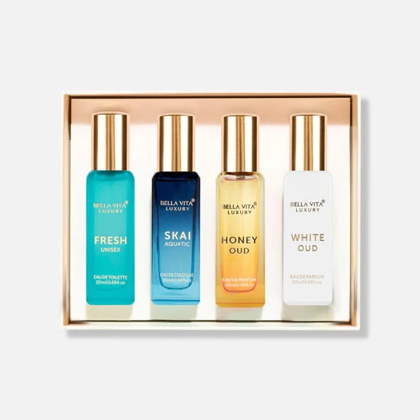 Bella Vita Luxury Unisex Perfume Gift Set - 4X20mls - image 1