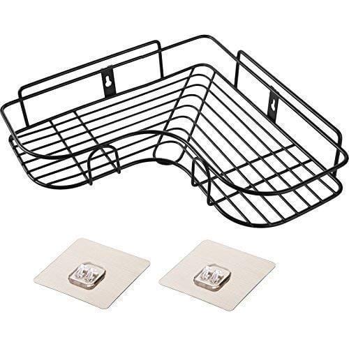 Triangular Adhesive Metal Bathroom Corner Rack Storage Shelves, Stainless Steel Bathroom Corner Shelf Organizer Storage - image 3