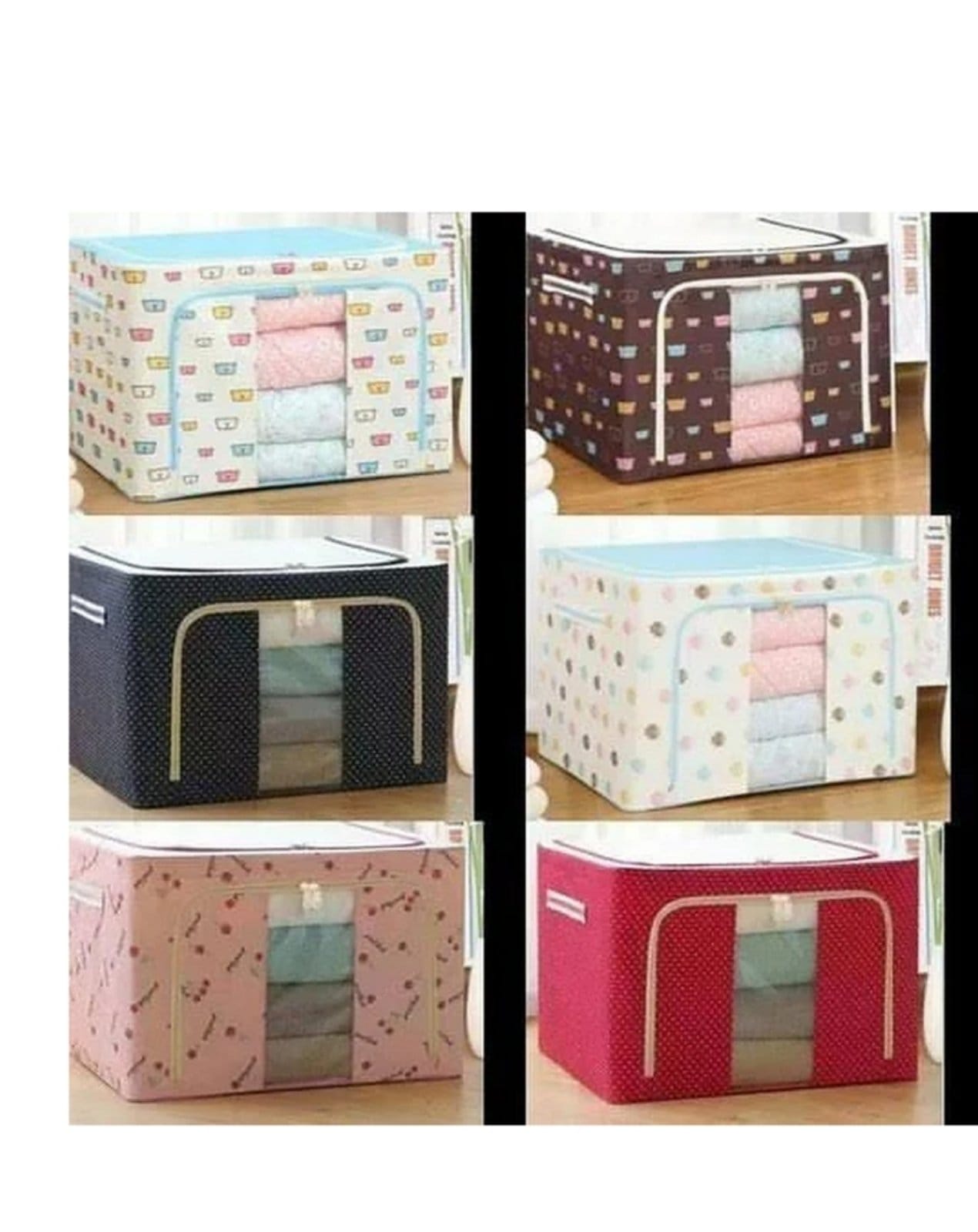 Printed Waterproof Cloth Storage Box - image 2