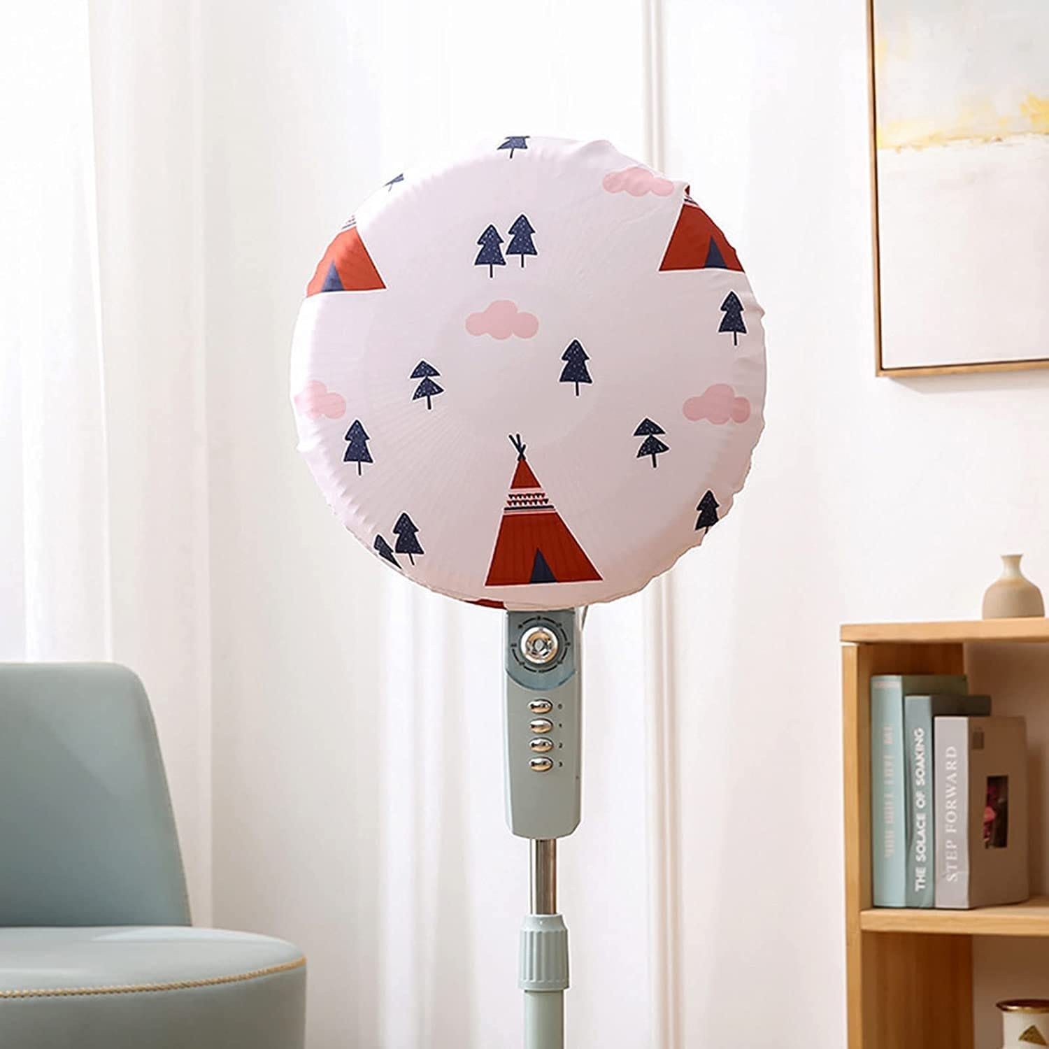 Round Electric Fan Dust Proof Cover - image 2