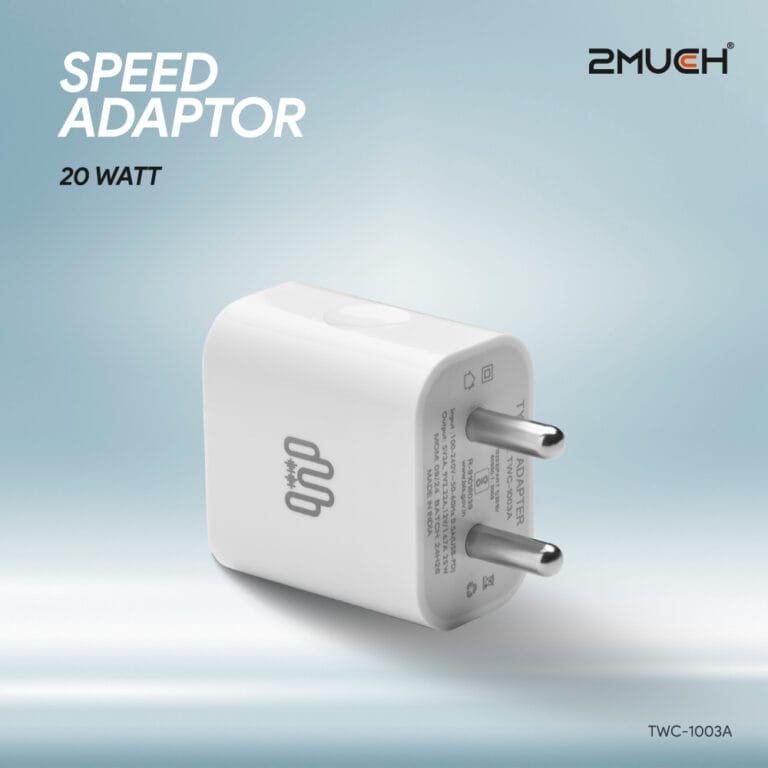 2MUCH SPEED 25WATT CHARGER TWC-1003A, – 25W Fast Charging With A Type-C To C Cable For Quick And Stable Power Delivery. - image 3