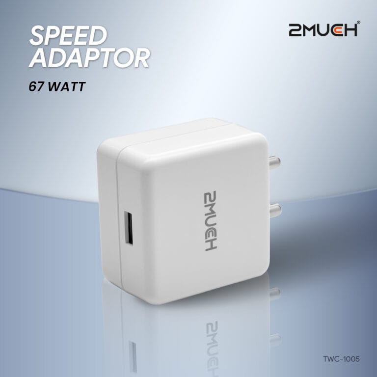 2MUCH SPEED 67WATT CHARGER TWC-1005, – High-Speed 67W Charging With A Type-C Port And Supervooc Cable For Universal Compatibility. - image 3