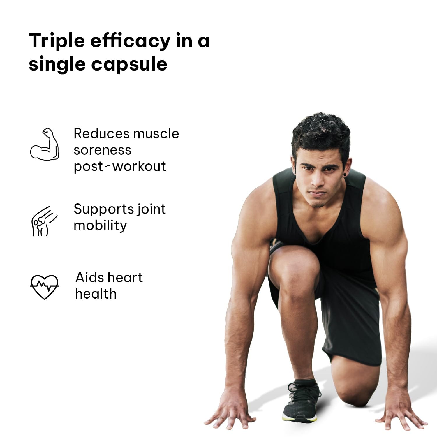 HK Vitals Triple Strength Omega 3 Fish Oil Supplement 60 Capsules for Men and Women with 525mg EPA & 375mg DHA for Healthy Heart & Joints - image 7
