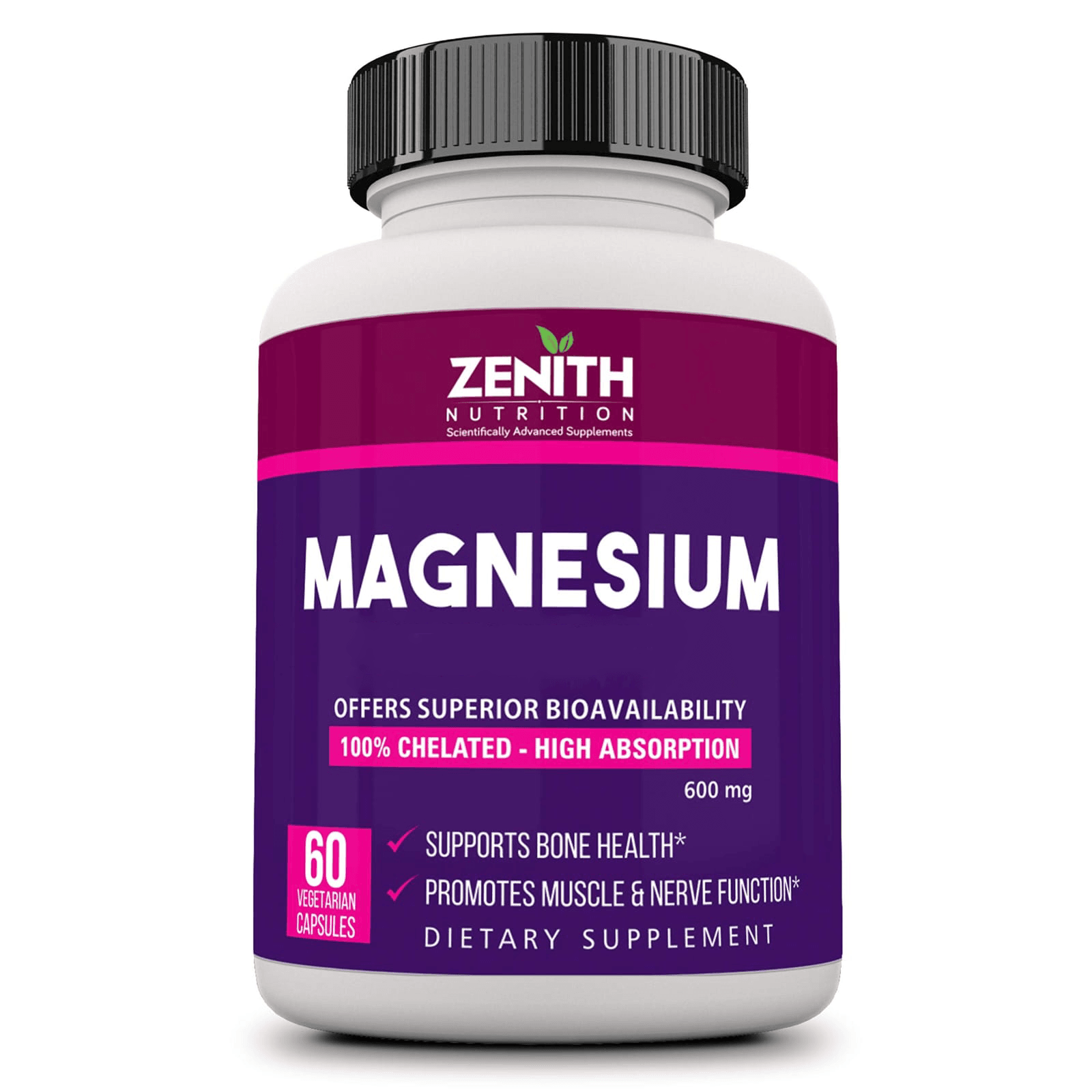 MB Zenith Magnesium 600mg 60 capsules - image 1