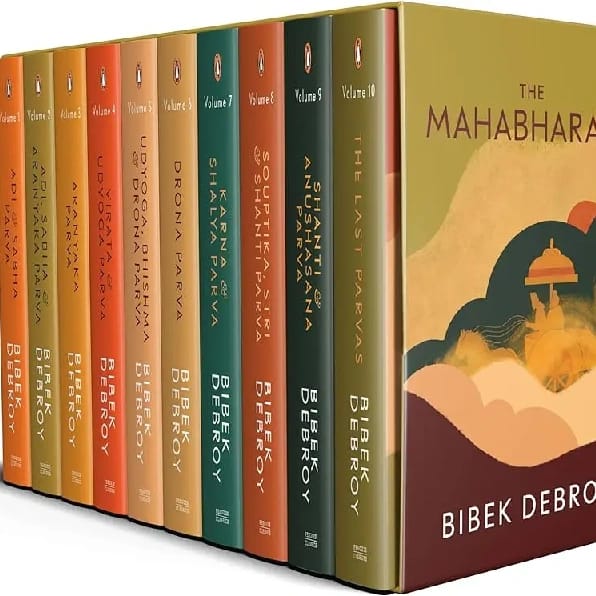 The Mahabharata: Volume 1-10 (Hardcover) By Bibek Debroy