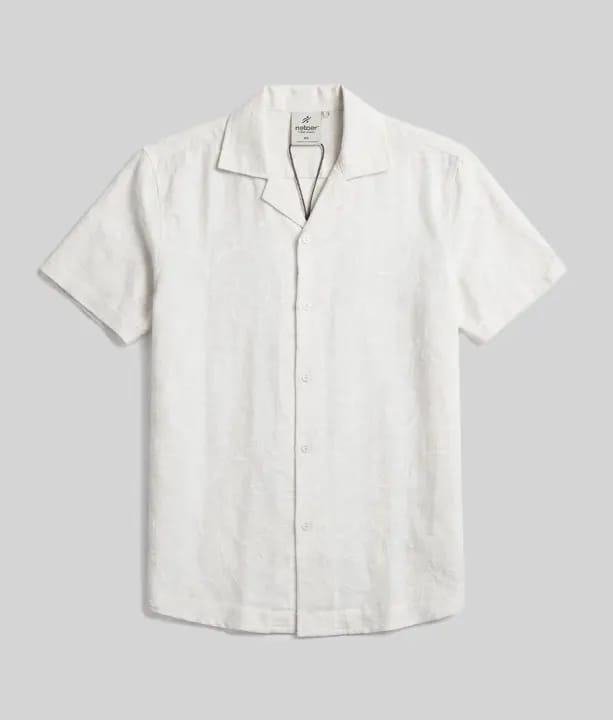 Neboer Men's Breathable Linen Floral Summer Shirt for Vacation & Casual Wear/ Linen shirt for men