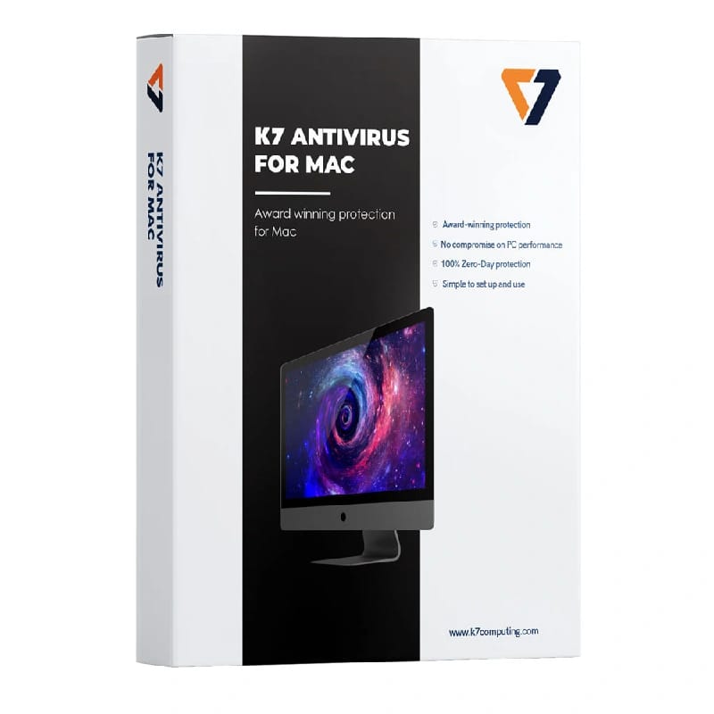 K7 Antivirus For MAC OS 1PC 1Year