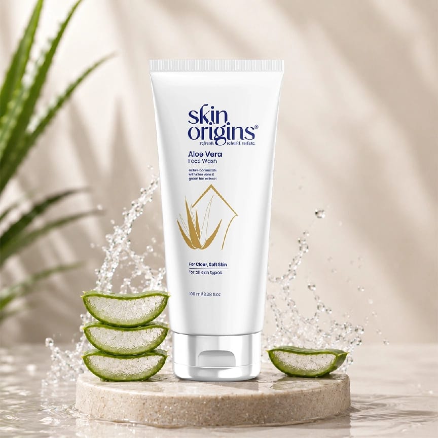 Aloe Vera And Green Tea Face Wash - image 1