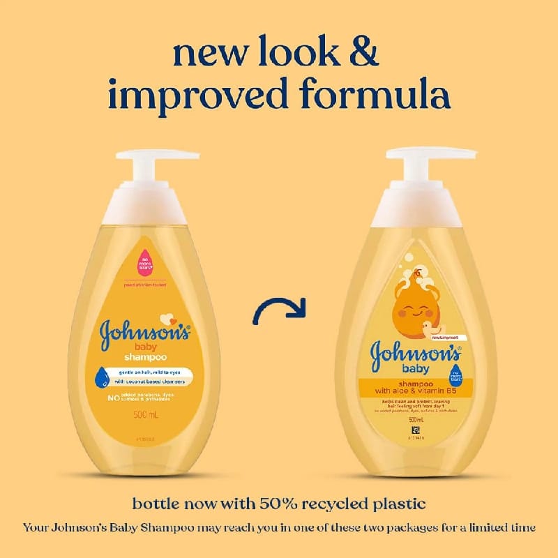 Johnson'S Baby No More Tears Shampoo 500 Ml Pump - image 3