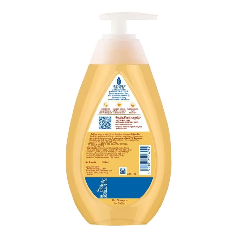 Johnson'S Baby No More Tears Shampoo 500 Ml Pump - image 2