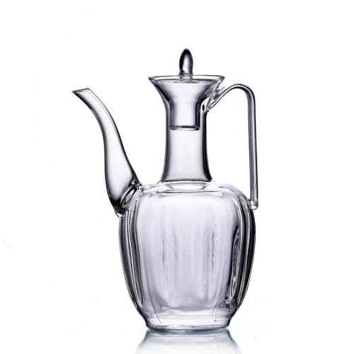 Borosilicate Glass Tea pot with Glass Handle | Heat Resistant Transparent Coffee Pot | Creative Vintage Water, Milk & Tea Pouring Pot for Home and Office | - image 1