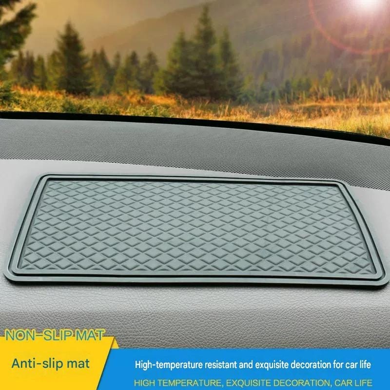 Non-Slip Silicone Dashboard Mat | Anti-Slip Car Dashboard Phone Holder Pad | Reusable Sticky Silicone Mat for Mobile, Keys, Sunglasses, Coins & Small Accessories - 052235 - image 2