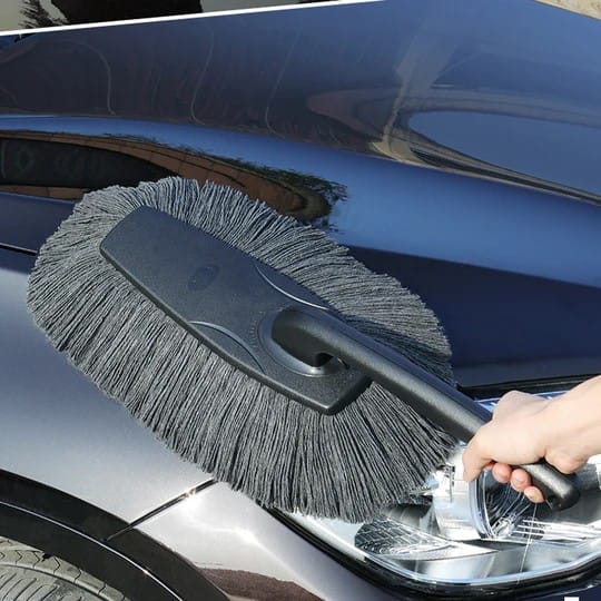 Car Duster | Foldable Car Dusting and Waxing Brush Cotton Duster | Auto Wax Brush HL-D3 - HL-D3 - image 5