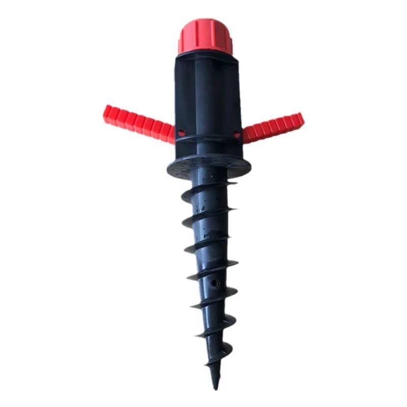 Umbrella Ground Anchor Stand | Heavy Duty Sand Screw Anchor Holder | Portable Outdoor Umbrella Base for Beach, Garden, Camping | Durable and Strong | Spiral Design - 052193 - image 1