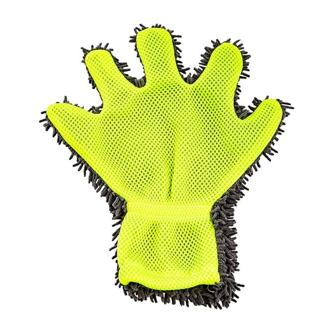 5-Finger Microfiber Car Cleaning Glove | Chenille Car Wash Mitt for Interior & Exterior Detailing | Scratch-Free, Lint-Free, Reusable Wash Glove for Cars, Motorcycles & Home Cleaning - 052287 - image 1