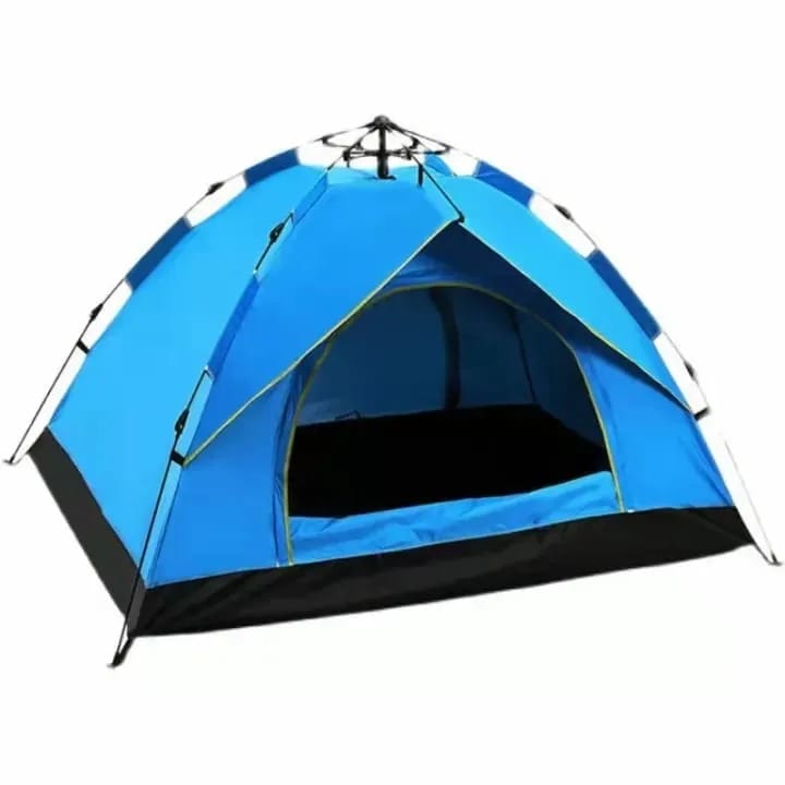Waterproof Camping Tent for 4-5 People Double Layer Instant Setup | Portable Outdoor Family Tent with Weather-Resistant Design for Camping, Hiking, Trekking & Travel - 052190 - image 1