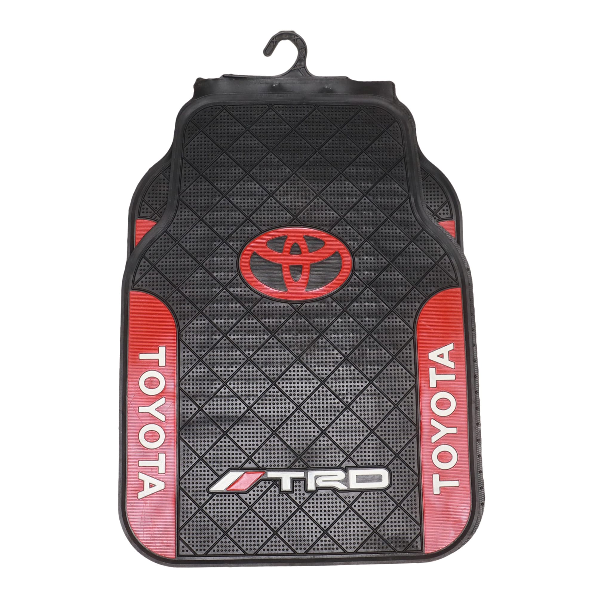 Grey/Red Color Floor Mat For Toyota Car - 51921ATONPLG - image 3