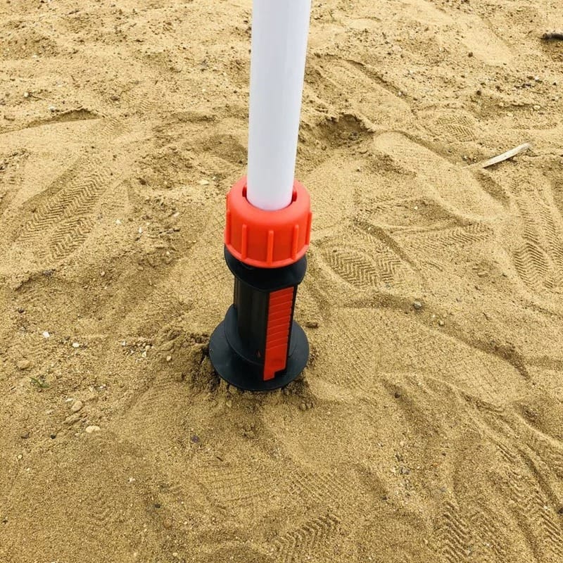 Umbrella Ground Anchor Stand | Heavy Duty Sand Screw Anchor Holder | Portable Outdoor Umbrella Base for Beach, Garden, Camping | Durable and Strong | Spiral Design - 052193 - image 2
