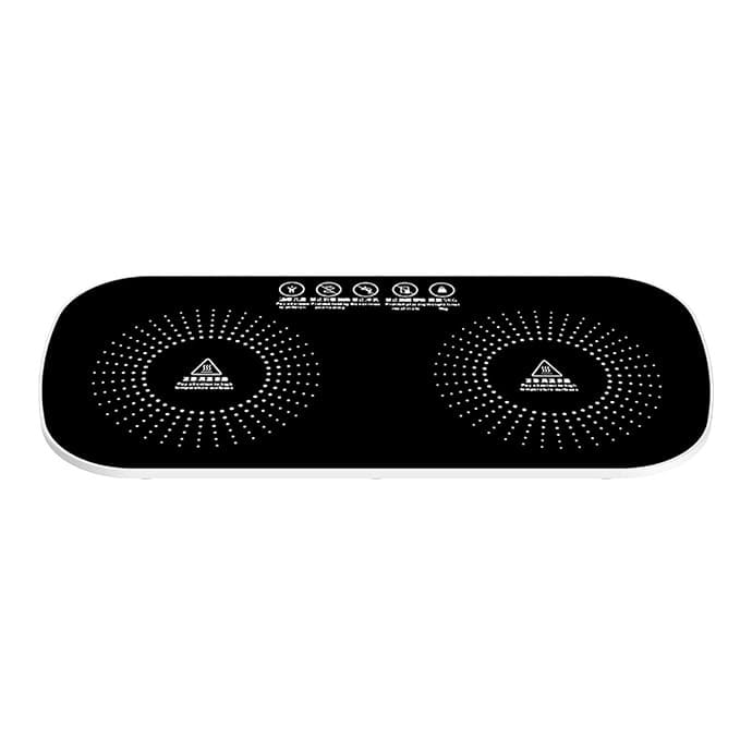 Electric Food Warming Tray with Glass Panel | Portable Hot Plate Food Warmer | Keep Food Warm for Home, Buffet, Parties, Restaurants & Kitchen Serving - 052231 - image 1