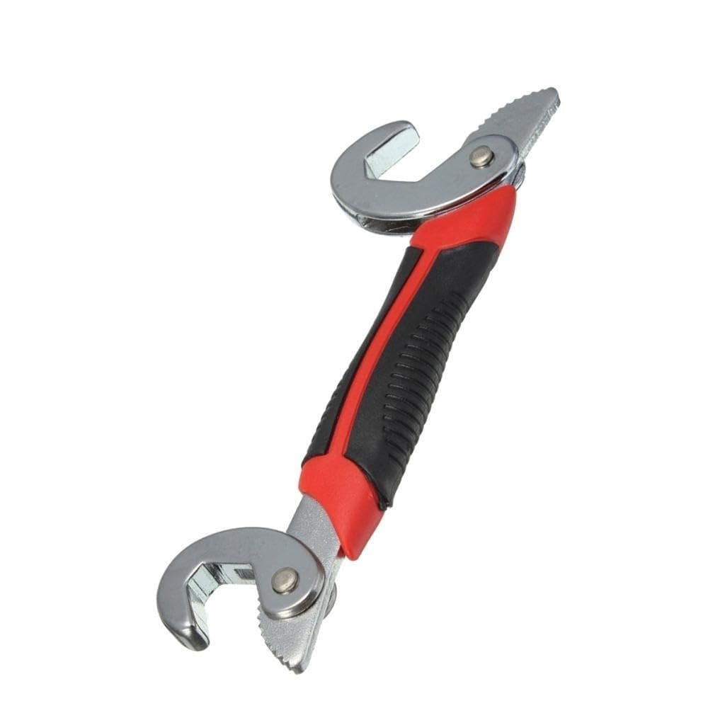Double Head Multi-Function Quick Adjustable Wrench Spanner | Universal Self-Adjusting Dual End Wrench | Grip Lock Tool for Hex Nuts, Pipes, Plumbing, Automotive Repair, Home Maintenance - 52236 - image 1