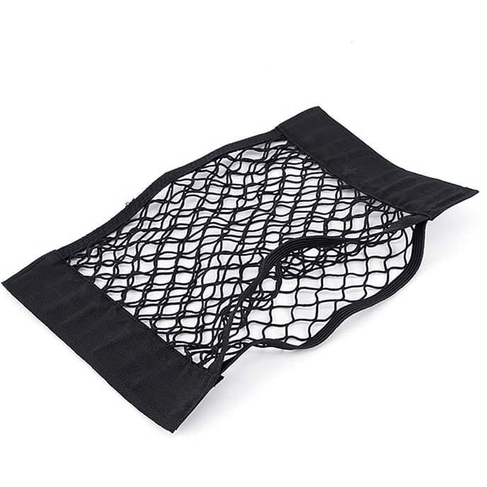 Universal Car Trunk Organizer Net | Heavy-Duty Cargo Storage Mesh with Velcro | Elastic Vehicle Trunk & Backseat Storage Bag for SUV, Sedan, Hatchback & Truck - 052271 - image 1
