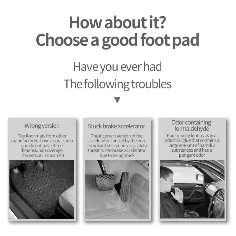 3-piece TPE Floor Mats for Toyota Hilux KUN26R | 3-Piece All-Weather Waterproof Car Floor Mat Set | Heavy-Duty Anti-Slip Interior Floor Liners - 052226K26 - image 2