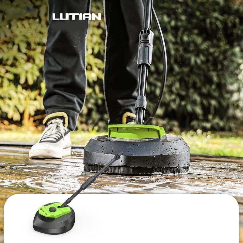 Pressure Washer Surface Cleaner | Lutian Rotary Patio & Floor Cleaning Attachment | High-Pressure Water Broom for Driveways, Sidewalks, Decks, Garages & Car Washing - 203954 - image 1
