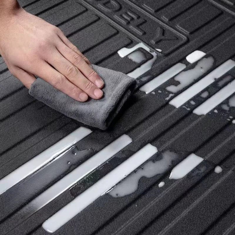 TPE Trunk Mat for Deepal S07 | 1-Piece All-Weather Waterproof Cargo Liner | Heavy-Duty Anti-Slip Rear Boot Floor Protector | Dikki Mat with Raised Edges - 052228D - image 5