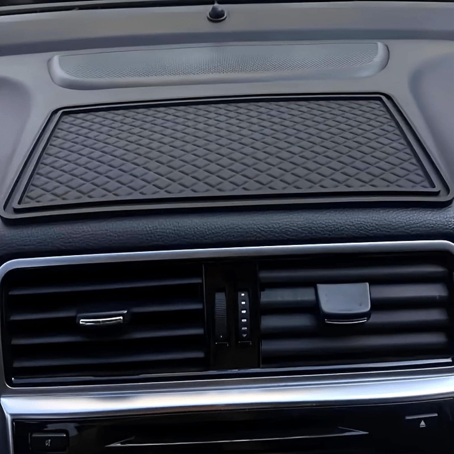 Non-Slip Silicone Dashboard Mat | Anti-Slip Car Dashboard Phone Holder Pad | Reusable Sticky Silicone Mat for Mobile, Keys, Sunglasses, Coins & Small Accessories - 052235 - image 1