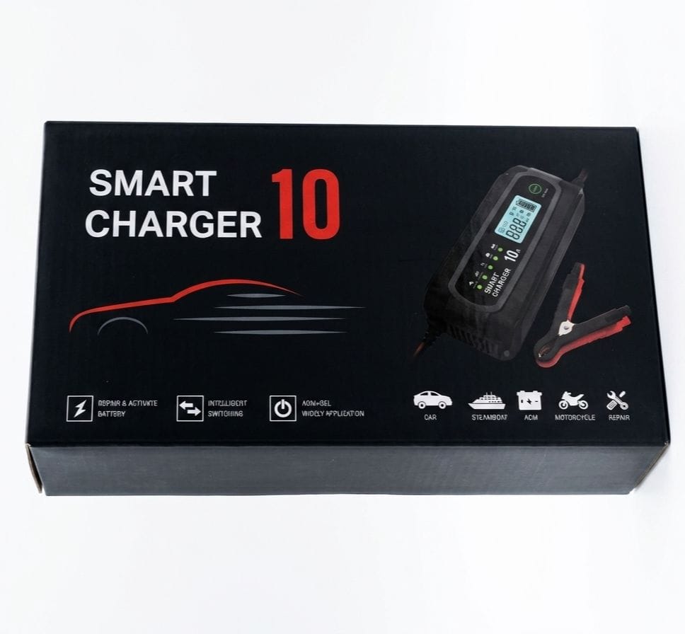 Smart Battery Charger | 12V/24V Pulse Repair | Fully Automatic Automotive Battery Maintainer Charger | For Car Motorcycle & Car| Lead-Acid Batteries | Intelligent Switching - 678917 - image 2