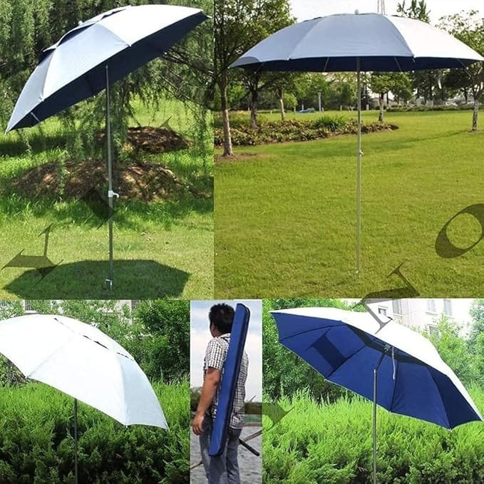 Portable Umbrella | Bendable Head | Portable Holder Stake for Camping Outdoor Use, Beaches | Water Resistant | Strong Material Used - 052191 - image 2