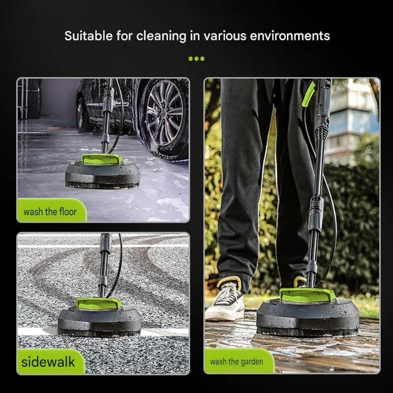 Pressure Washer Surface Cleaner | Lutian Rotary Patio & Floor Cleaning Attachment | High-Pressure Water Broom for Driveways, Sidewalks, Decks, Garages & Car Washing - 203954 - image 4