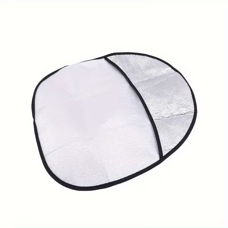 Universal Car Steering Wheel Sunshade Cover | Heat-Resistant Steering Wheel Protector 44*50cm | Foldable UV Reflective Sun Shield for Cars, SUVs, Trucks & Vans - 052257 - image 2