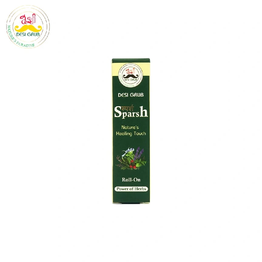 Desi Grub Sparsh Roll-On 8ml – Natures Healing Touch |Natural Relief And Wellness - image 1