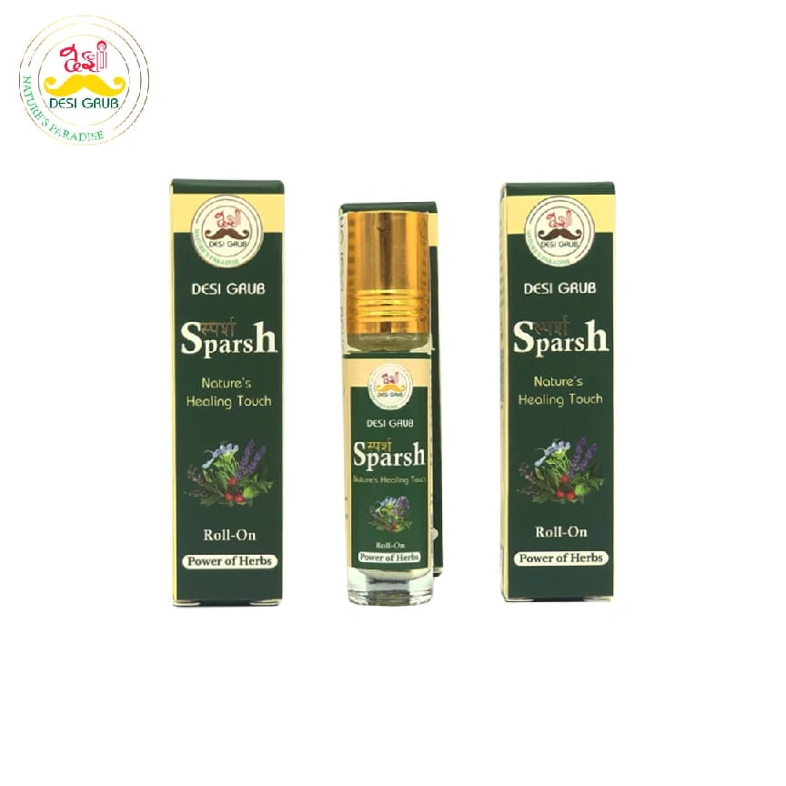 Desi Grub Sparsh Roll-On 8ml – Natures Healing Touch |Natural Relief And Wellness - image 3