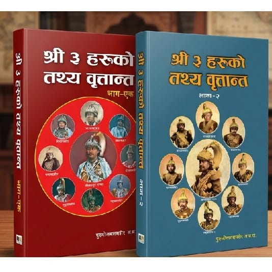 Shree Tin Haruko Tathya Britanta Bhag 1&2 By Purushotam Shamsher Jabara