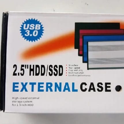 2.5" HDD/SSD SATA 3.0 Hard Drive External Case - image 2