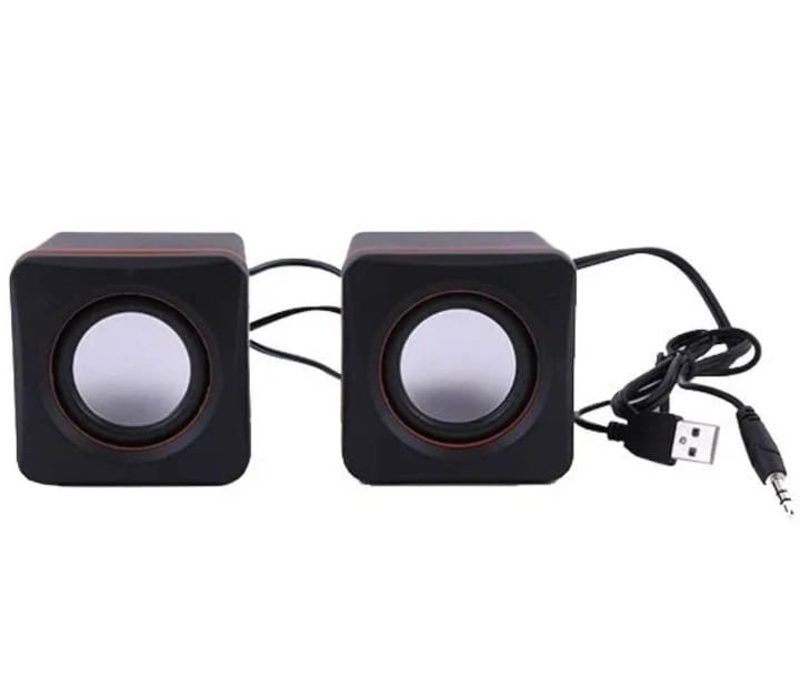 101Z 2.0 Multimedia Mini Speakers Desktop Computer Laptop Tablet PC Notebook Peripherals Speakers 5 W Laptop/Desktop Speaker - image 1